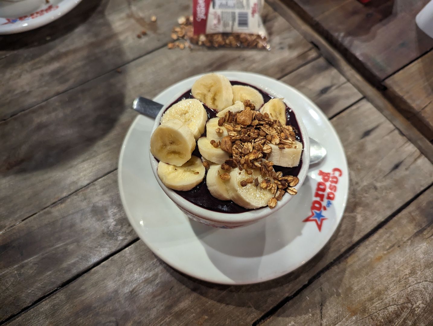 Açai s banánem a oříšky