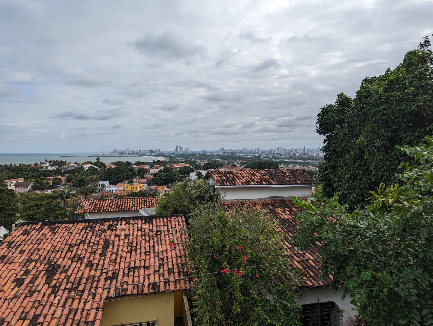 Výhled z Olinda na Recife